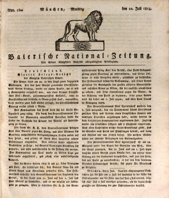 Baierische National-Zeitung Montag 10. Juli 1815