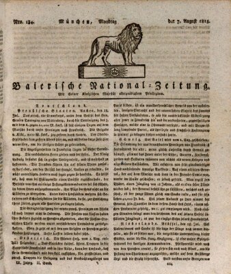 Baierische National-Zeitung Montag 7. August 1815