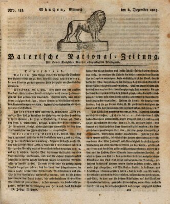 Baierische National-Zeitung Mittwoch 6. Dezember 1815