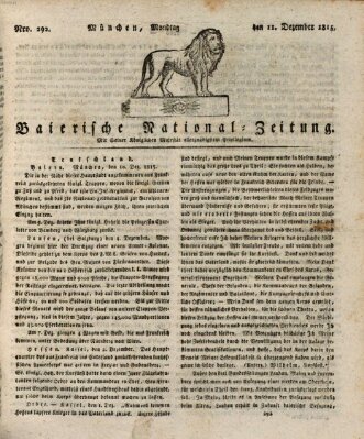 Baierische National-Zeitung Montag 11. Dezember 1815