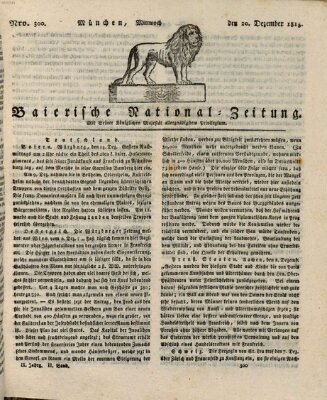 Baierische National-Zeitung Mittwoch 20. Dezember 1815