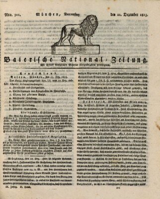 Baierische National-Zeitung Donnerstag 21. Dezember 1815