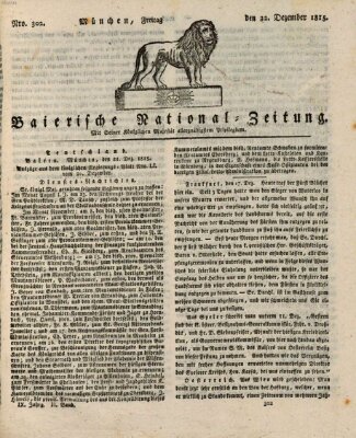 Baierische National-Zeitung Freitag 22. Dezember 1815