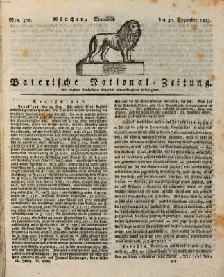 Baierische National-Zeitung Samstag 30. Dezember 1815