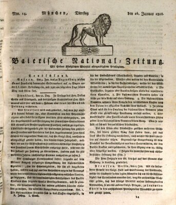 Baierische National-Zeitung Dienstag 16. Januar 1816