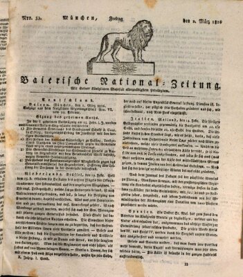 Baierische National-Zeitung Freitag 1. März 1816