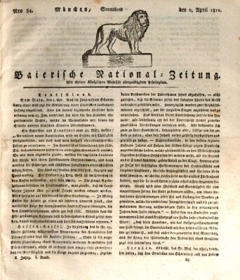 Baierische National-Zeitung Samstag 6. April 1816