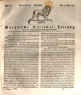 Baierische National-Zeitung Samstag 13. April 1816