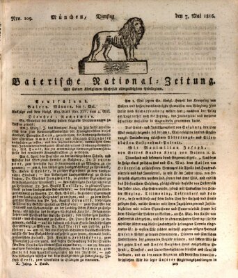 Baierische National-Zeitung Dienstag 7. Mai 1816