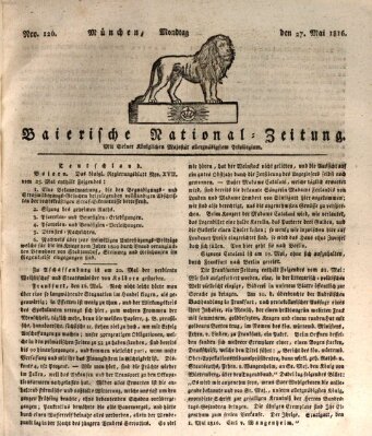 Baierische National-Zeitung Montag 27. Mai 1816