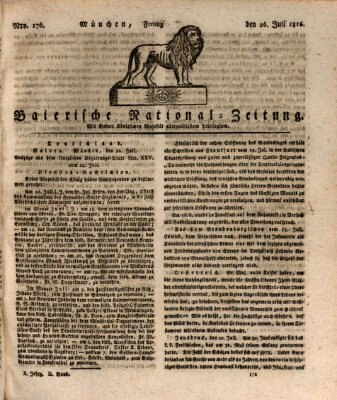 Baierische National-Zeitung Freitag 26. Juli 1816