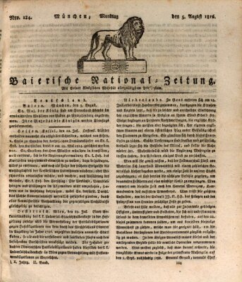 Baierische National-Zeitung Montag 5. August 1816