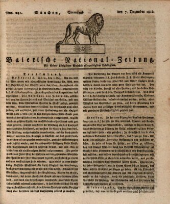 Baierische National-Zeitung Samstag 7. Dezember 1816