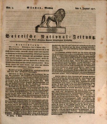 Baierische National-Zeitung Montag 6. Januar 1817