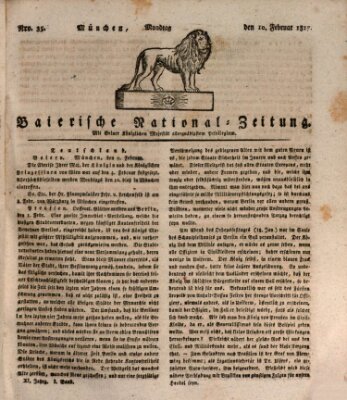 Baierische National-Zeitung Montag 10. Februar 1817