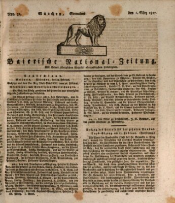 Baierische National-Zeitung Samstag 1. März 1817