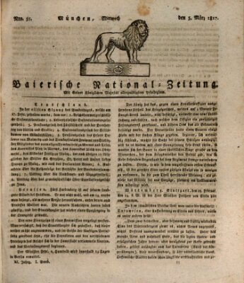 Baierische National-Zeitung Mittwoch 5. März 1817