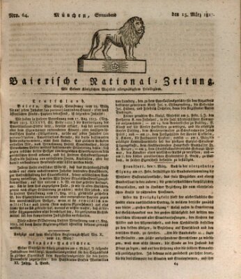 Baierische National-Zeitung Samstag 15. März 1817