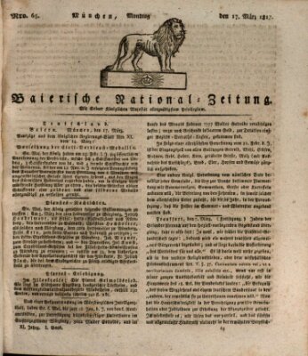 Baierische National-Zeitung Montag 17. März 1817