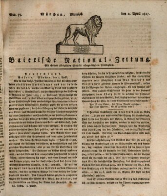 Baierische National-Zeitung Mittwoch 2. April 1817