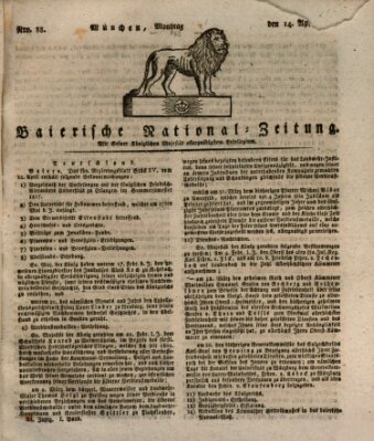 Baierische National-Zeitung Montag 14. April 1817