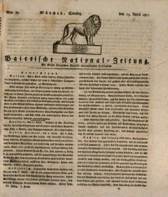 Baierische National-Zeitung Dienstag 15. April 1817