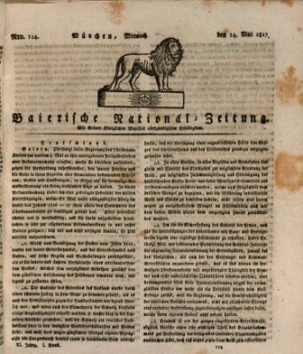 Baierische National-Zeitung Mittwoch 14. Mai 1817