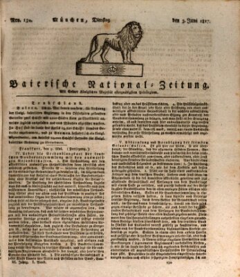 Baierische National-Zeitung Dienstag 3. Juni 1817