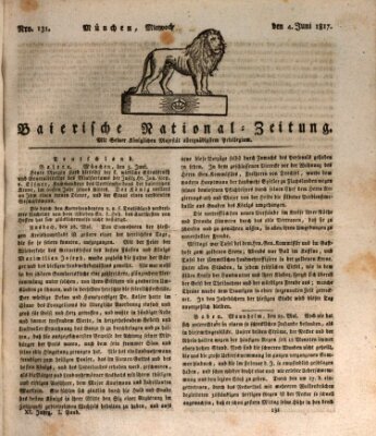 Baierische National-Zeitung Mittwoch 4. Juni 1817