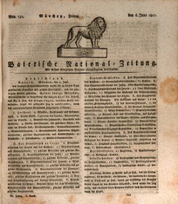 Baierische National-Zeitung Freitag 6. Juni 1817