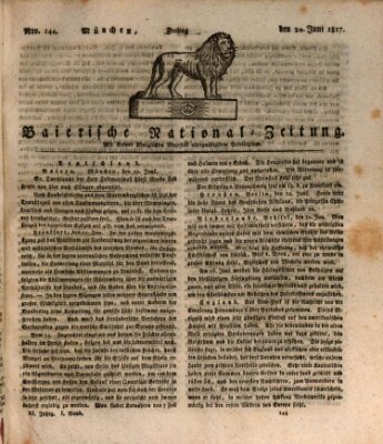 Baierische National-Zeitung Freitag 20. Juni 1817