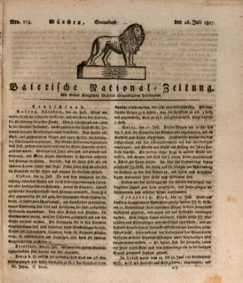 Baierische National-Zeitung Samstag 26. Juli 1817