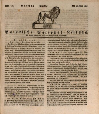 Baierische National-Zeitung Dienstag 29. Juli 1817