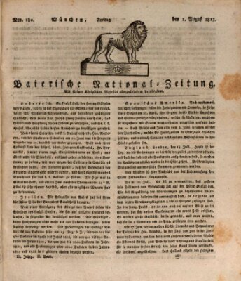 Baierische National-Zeitung Freitag 1. August 1817
