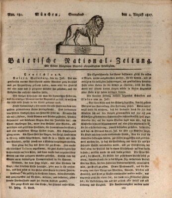 Baierische National-Zeitung Samstag 2. August 1817