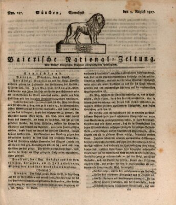 Baierische National-Zeitung Samstag 9. August 1817