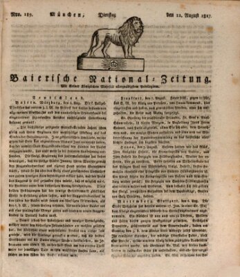 Baierische National-Zeitung Dienstag 12. August 1817