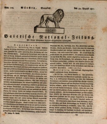 Baierische National-Zeitung Samstag 30. August 1817