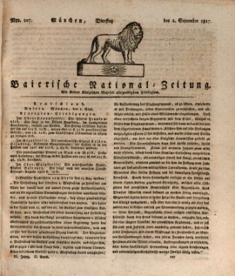 Baierische National-Zeitung Dienstag 2. September 1817