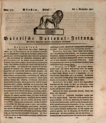 Baierische National-Zeitung Freitag 5. September 1817