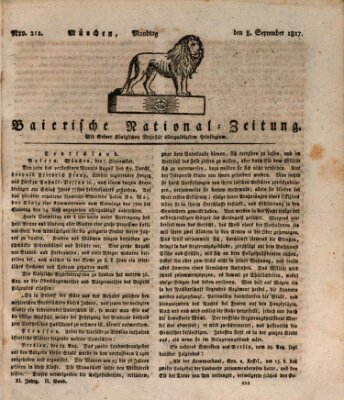 Baierische National-Zeitung Montag 8. September 1817