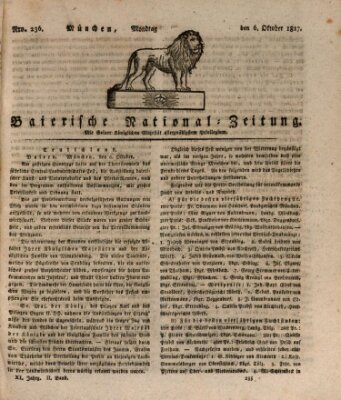 Baierische National-Zeitung Montag 6. Oktober 1817