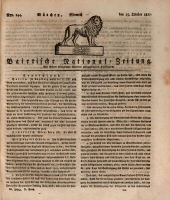 Baierische National-Zeitung Mittwoch 15. Oktober 1817