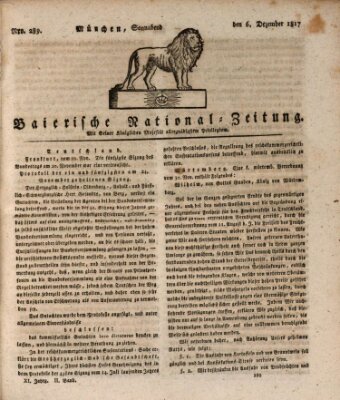 Baierische National-Zeitung Samstag 6. Dezember 1817