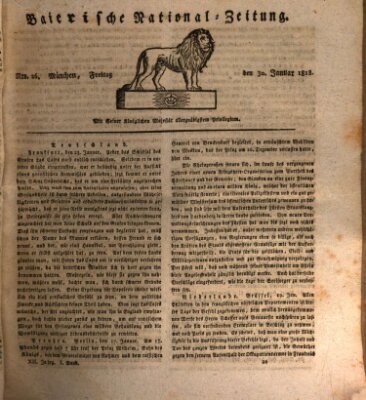 Baierische National-Zeitung Freitag 30. Januar 1818