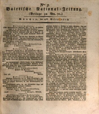 Baierische National-Zeitung Dienstag 24. März 1818