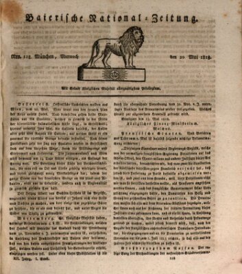 Baierische National-Zeitung Mittwoch 20. Mai 1818