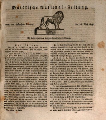 Baierische National-Zeitung Dienstag 26. Mai 1818