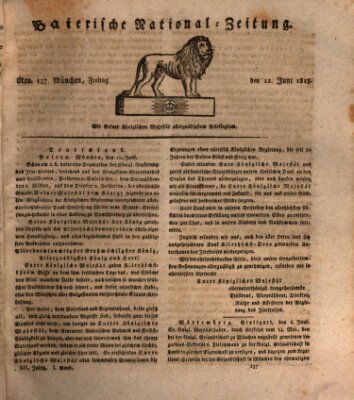 Baierische National-Zeitung Freitag 12. Juni 1818