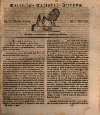 Baierische National-Zeitung Dienstag 23. Juni 1818